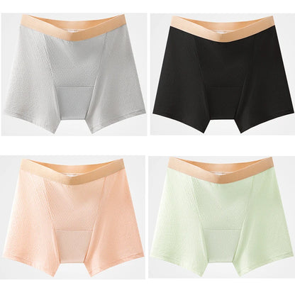 4pcs Women's Safety Pants Physiological Underwear High Waist Shorts Panties For Women Plus Size No Trace Leggings Safety Panty