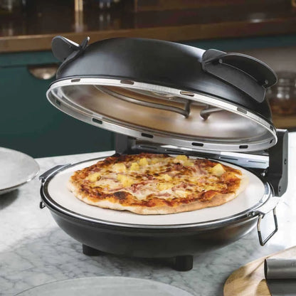 Transparentes Beobachtungsfenster, Pizzaofen, 30,5 cm, individuelle Pizzamaschine, schnelle Erwärmung, DIY, multifunktional