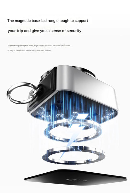 2026 Magnetic Phone Holder Airplane High Speed Rail Stand Portable Desktop Multi functional Travel Fitness Vlog Kitchen Live.
