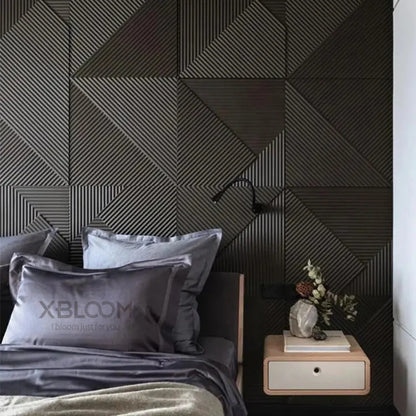 12 Pcs  3D Wall Panel 30x30cm Indoor Wall Decoration Bedroom Living Room background Hotel Office Mural Wall Panel DIY Home Decor