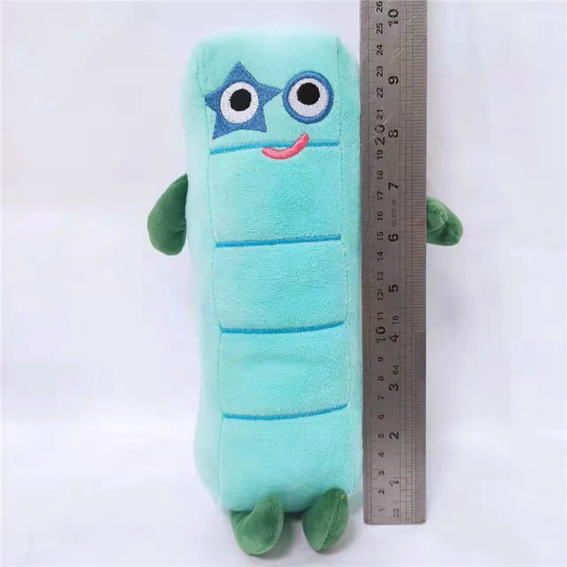 10pcs Cartoon number Plush Doll Toy Educational Stuffed Movie TV number Toys Kids Gift early childhood education doll.