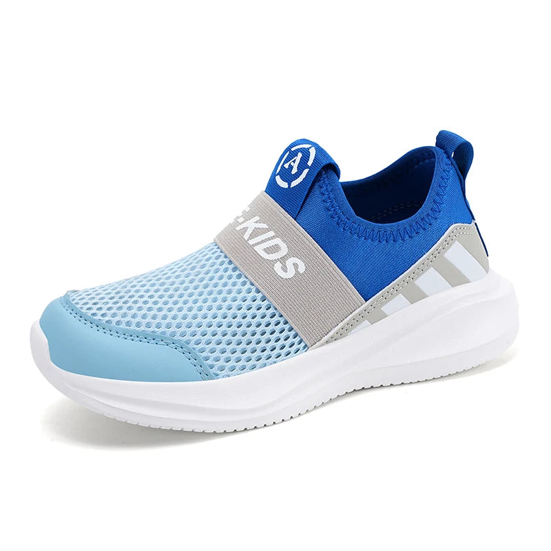 Girls Slip on Shoes Children Sneaker Fashion Knit Fabric Luxury Kids Casual Shoes Lightweight School Sports Girls Shoes