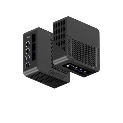 Mini PC Gaming AMD Ryzen 7 8845HS ES R9 7940HS ES Dual RJ45 LAN Desktop Computer Type-C USB4.0 thunderbolt 3/2 x HDMI2.0/4*USB.