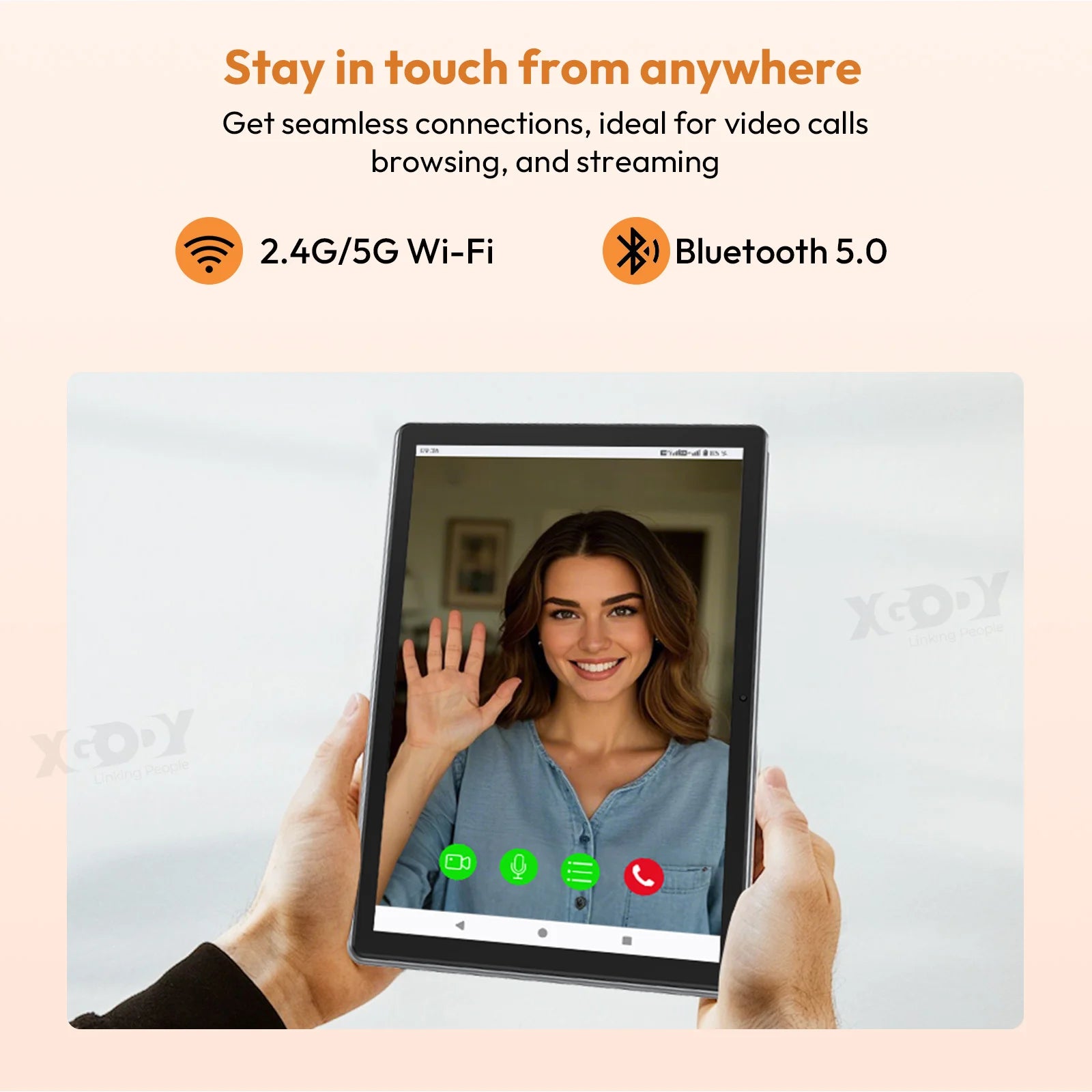 XGODY P60 Pro Android 15  256GB Tablet PC 10 Zoll ultra-klares 90Hz Display 24GB(8+16) 256GB 8000mAh Akku Tablet.