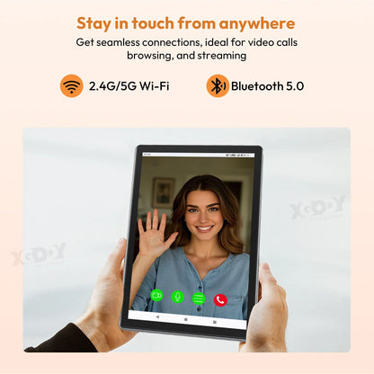 XGODY P60 Pro Android 15  256GB Tablet PC 10 Zoll ultra-klares 90Hz Display 24GB(8+16) 256GB 8000mAh Akku Tablet.