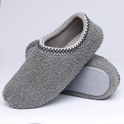 Litfun Soft Women Slippers Winter Warm Fashion Casual Slippers Outdoor Wear-resistant Rubber Sole Shoes Indoor Flat Women Shoes.