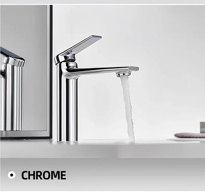 VGX Bathroom Faucets Luxury Gold Basin Mixer Sink Faucet Gourmet Washbasin Tapware Hot Cold Water Tap Brass Chrome Black Grey