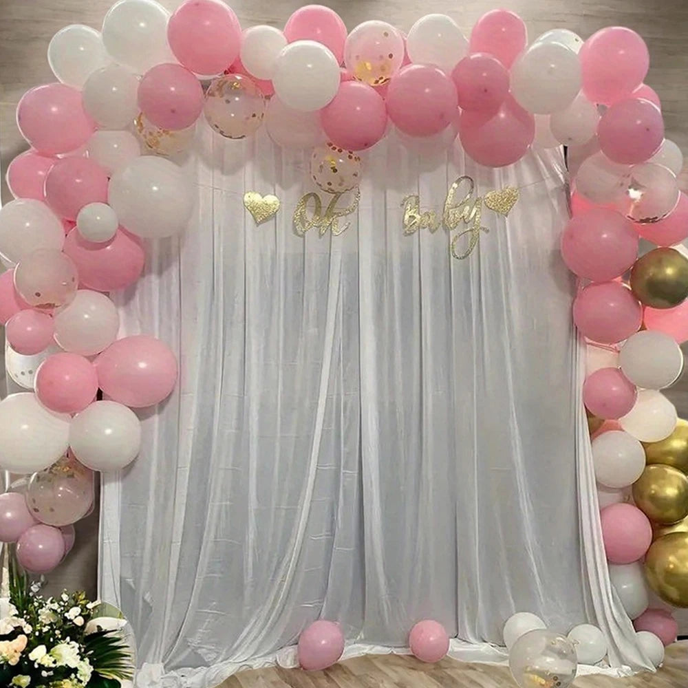 40 Stück rosa Luftballons, Macaron-Party-Luftballons eignen sich zum Dekorieren von Abschlusszeremonien, Ostern, Hochzeiten, Geburtstage, Brida.