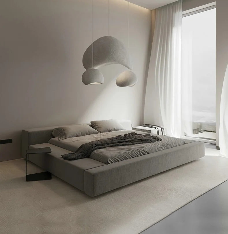 Rahmen Queen-Size-Betten Doppel Ästhetisch Schlafen King Bett Basis Kinder Cama De Lujo Para Dormitorio Möbel Dekoration