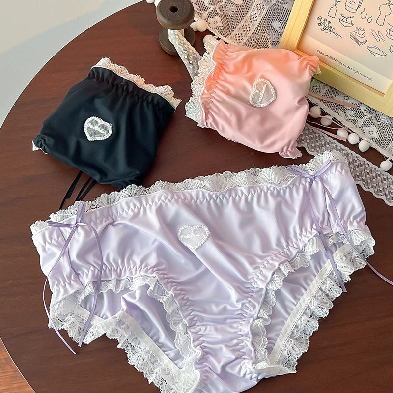 Sexy panties Plus size ropa interior femenina lace lenceria sweet calzones para mujer high elasticity underwear women Lingerie.