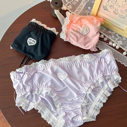 Sexy panties Plus size ropa interior femenina lace lenceria sweet calzones para mujer high elasticity underwear women Lingerie.