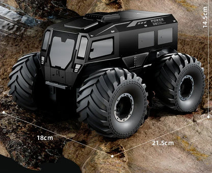 Q210 Amphibious Rc Car Dual Control 4WD Off-road Remote Control Waterproof Vehicle 2.4G Electric Climbing Crawler Toys for Kids