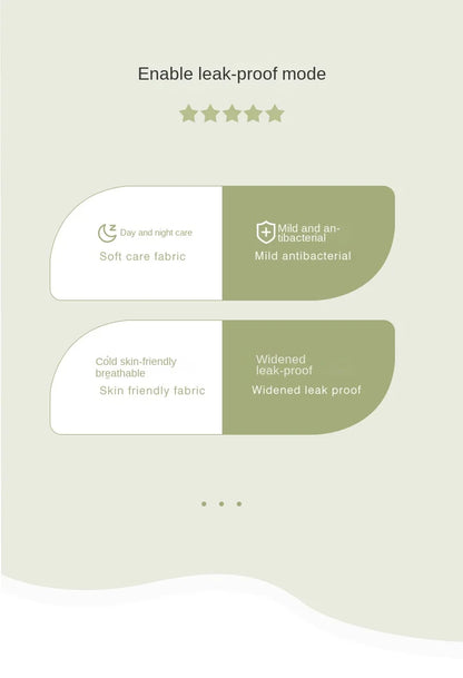 Physiological Period Leak Proof Menstrual Panties Breathable Seamless Soft Fabric Women Underwear Breifs Mesh Sanitary Pants XL.