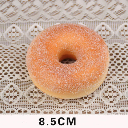 Real Life Size Donuts Doughnut Donut Simulation Food Bakery Window Display Kitchen Decor Shop Ornaments Fake Food Christmas.