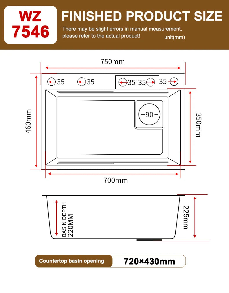Kitchen Sink Stainless Steel Large Single Slot Multifunctional Tank Wash Basin With Waterfall Faucet Lowe Price