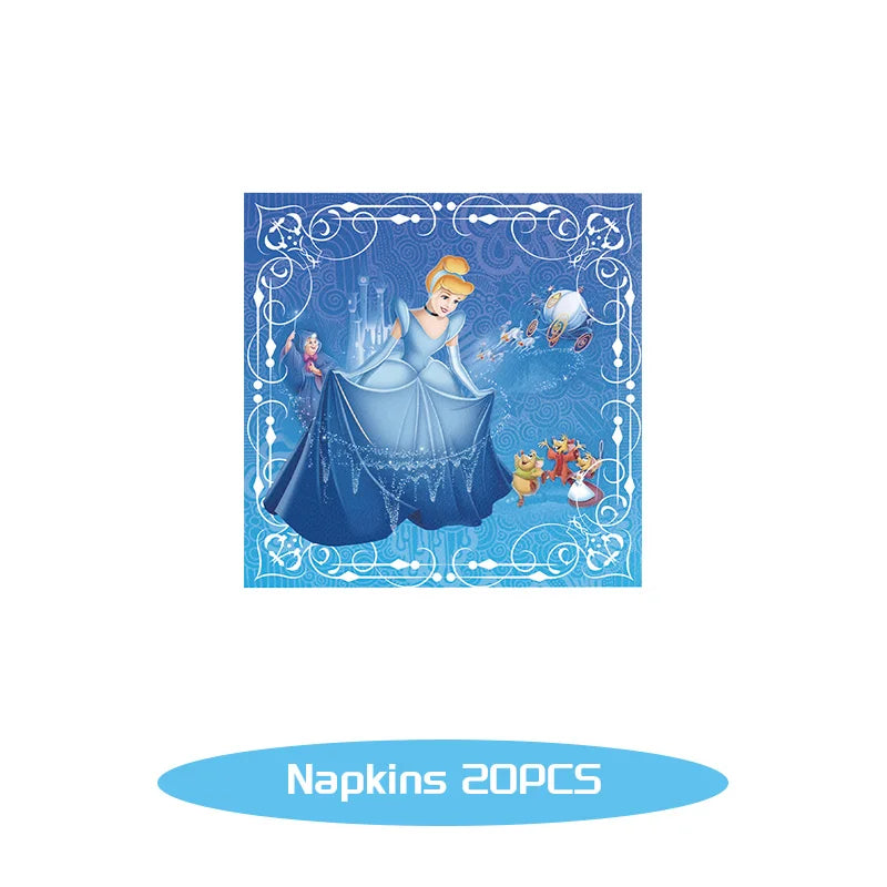 Disney Cinderella Geburtstag Dekoration Party Liefert Hintergrund Geschirr Set Luftballons Dekoration Party Gefälligkeiten Für Kinder Geburtstag.