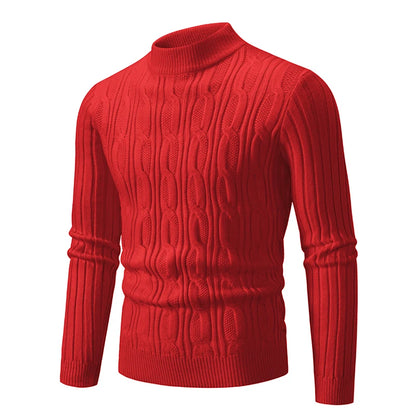 2023 Autumn  and Winter New Sweaters Warm Fit Knitted Sweaters Solid Color Casual Pullover Multiple Styles Sweater Men.