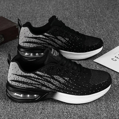 YRZL Men's Sneakers Summer Non Slip Breathable Mesh Tennis Shoes Male Lightweight Walking Shoes Casual Lace Up Sports Sneakers