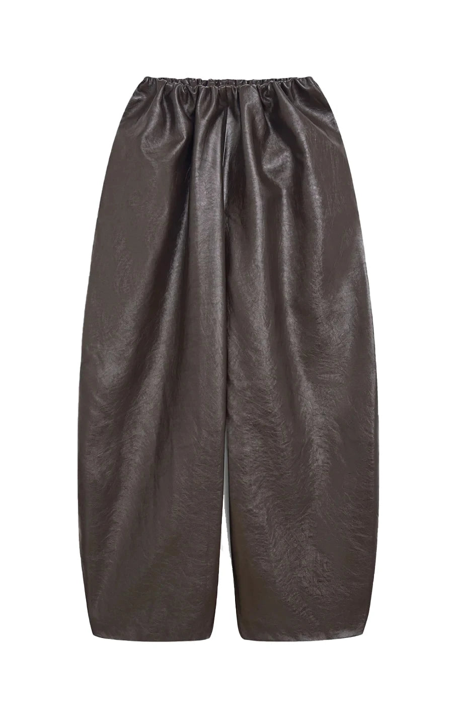 Stylish Leather Solid Jacket Pants Set Women Stand Collar Zipper Coat Loose Trousers Sets Female 2025 Autumn Fashion Streetwears