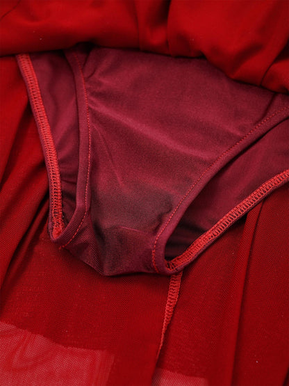 Kinder Mädchen Eiskunstlauf Kostüm Ballett lyrische Tanz gymnastik Trikot Kleid Langarm glänzend Mesh Performance Dance wear