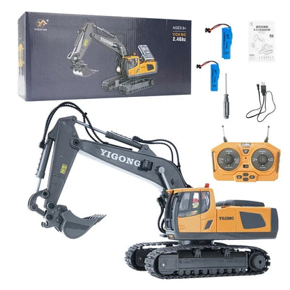 RC Excavator 1:20 Remote Control Truck 2.4G RC Crawler Engineering Vehicle Truck Radio Control Children's Day Christmas Gifts
