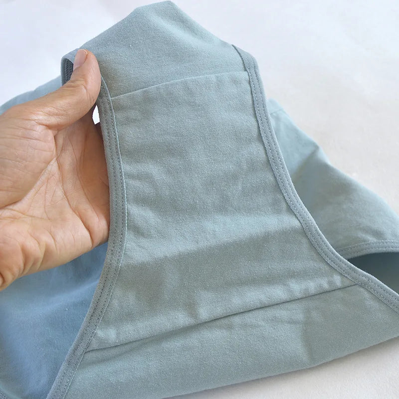 3PCS/Set Women Sexy Seamless Cotton Panties Big Size Underwear Female Underpants Girls 6 Solid Color Soft Briefs Lingerie 8815.