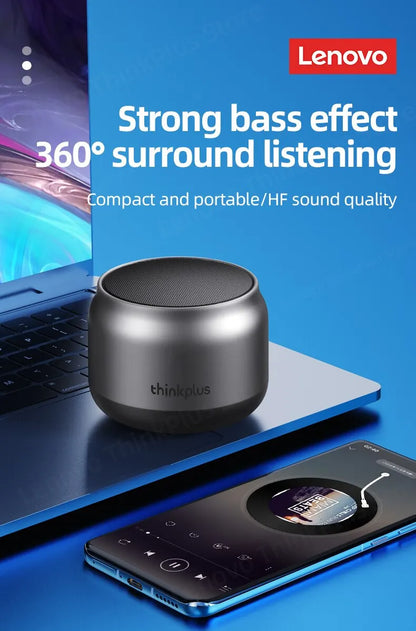 Original Lenovo K30 Portable Hifi Bluetooth Wireless Speaker Waterproof USB Outdoor Loudspeaker Music Surround Bass Box Mic.