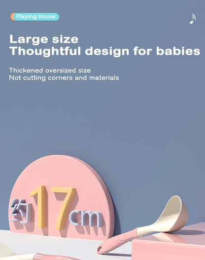 Kids Kitchen Toy Accessories, Pretend Cooking Playset with Play Pots and Pans, Utensils Cookware Toys, Play Food Set, Toy Vegeta.