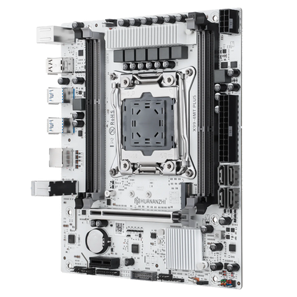 HUANANZHI X99 4MT plus LGA 2011-3 Xeon Motherboard - DDR3 Memory Support NVMe SATA for Gaming & Business Use with TPM2.0.