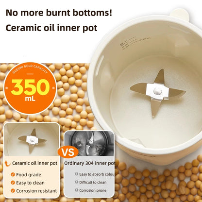 350ml Mini Soy Milk Machine Electric Juicer Blender Multifunctional Wall Breaking Machine Soybean Milk Maker Breakfast Machine.