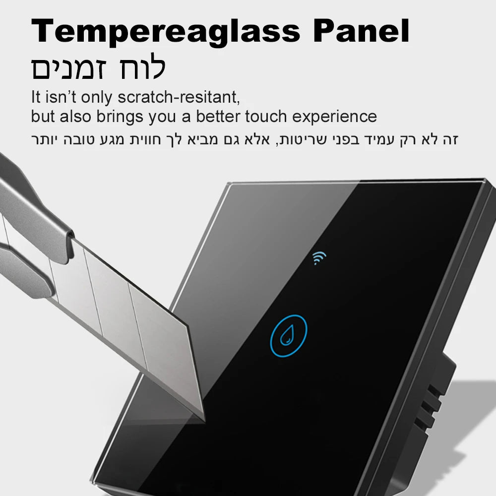 Tuya Smart 40A Wifi + Bluetooth Wasser Heizung Kessel Touch Schalter 8800W Timer Zeitplan Sprachsteuerung Alexa Google hause Yandex Alice.