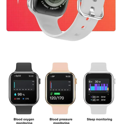 2025 New Original For Apple Watch Series 10 Women SmartWatch GPS Track Bluetooth Call NFC IP68 Waterproof Compass Men SmartWatch.