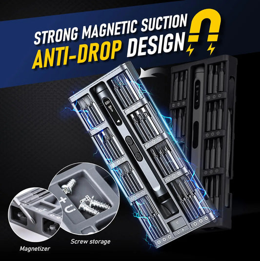 51 in 1 Elektro-Schraubendreher-Set Typ-C-Ladegerät Akku-Schrauben dreher Präzisions-Magnet-Bits für Telefon-PC DIY-Reparatur werkzeug