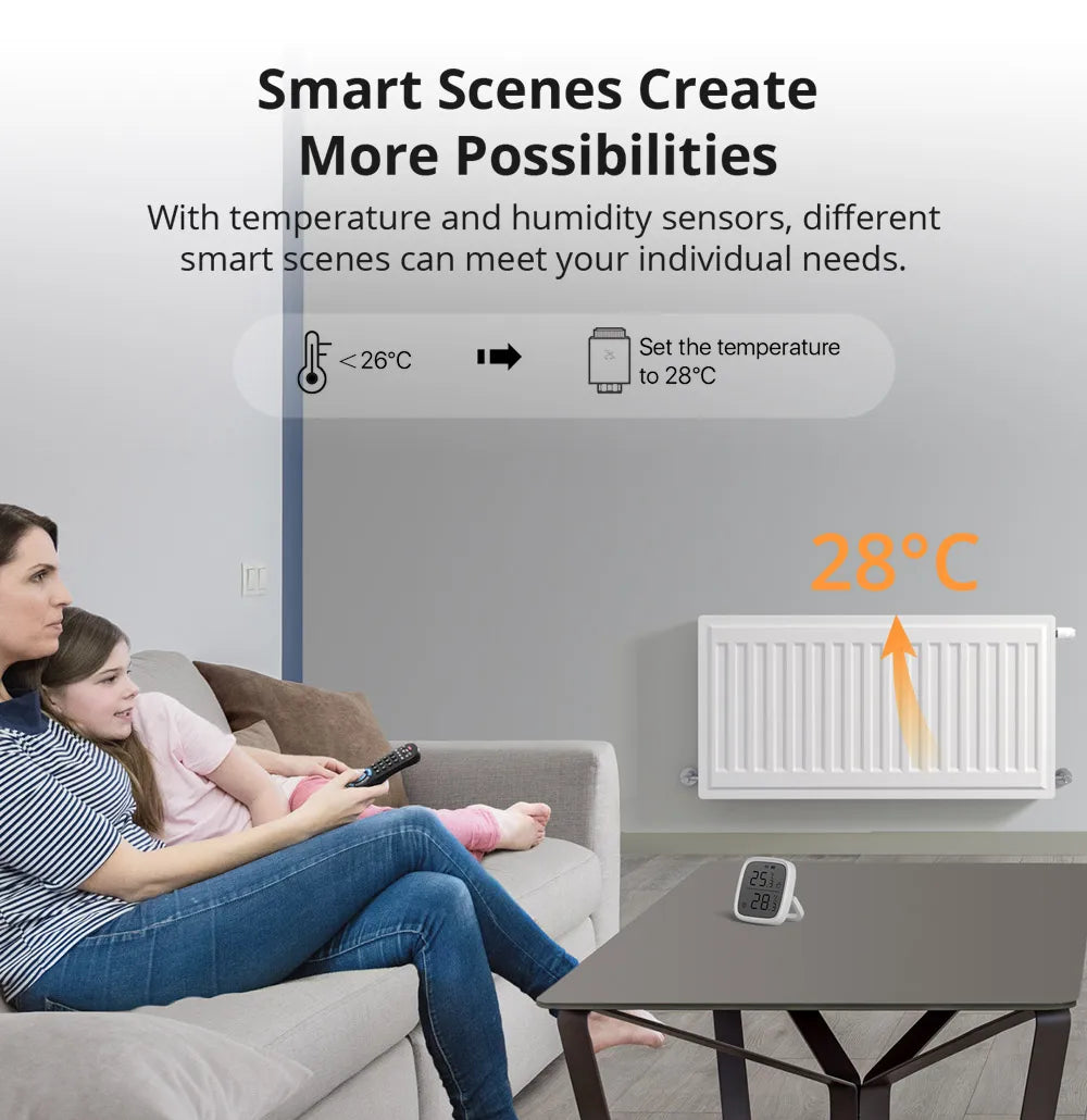 SONOFF TRVZB Zigbee Thermostatic Radiator Valve Smart Home Heating Froest Protection Remote Group Control via eWeLink Alexa.