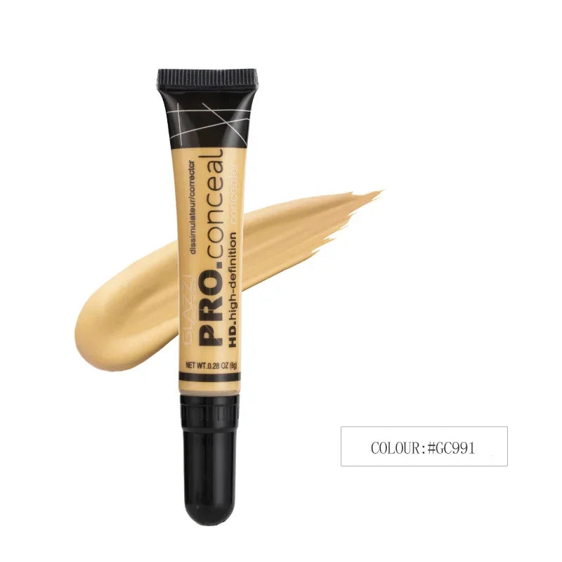 Concealer Cream Oil Control Liquid Foundation Women Face Makeup Korean Cosmetics Long Lasting Contour Gel.