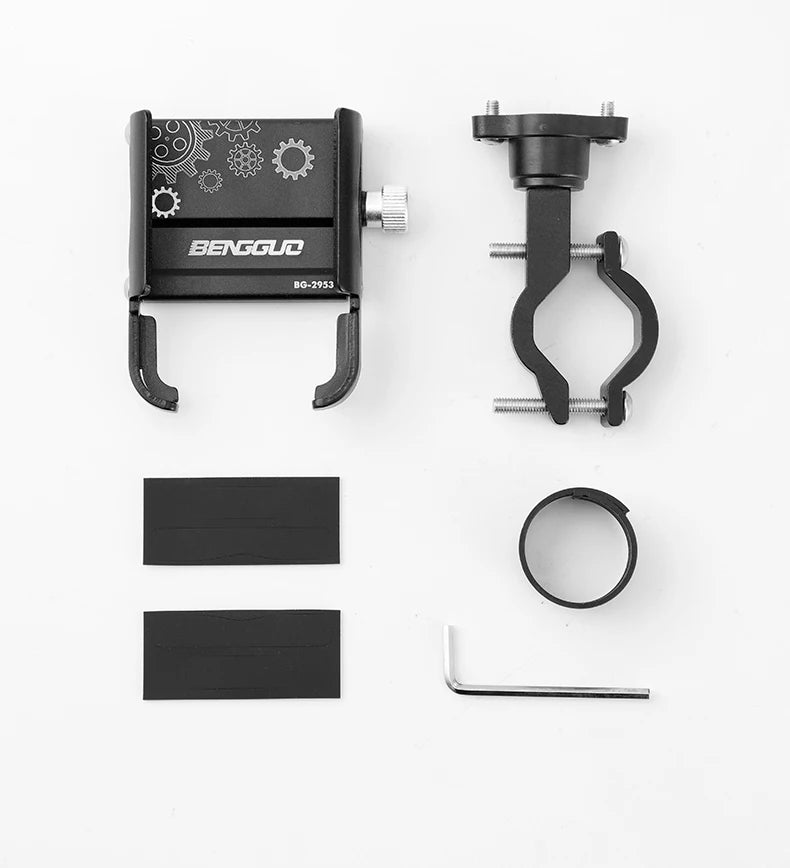 iBudim Bike Phone Holder 360 Rotation Bicycle Phone Holder for 4.7-7.0 inch Devices Motorcycle Handlebar Mobile Phone Stand