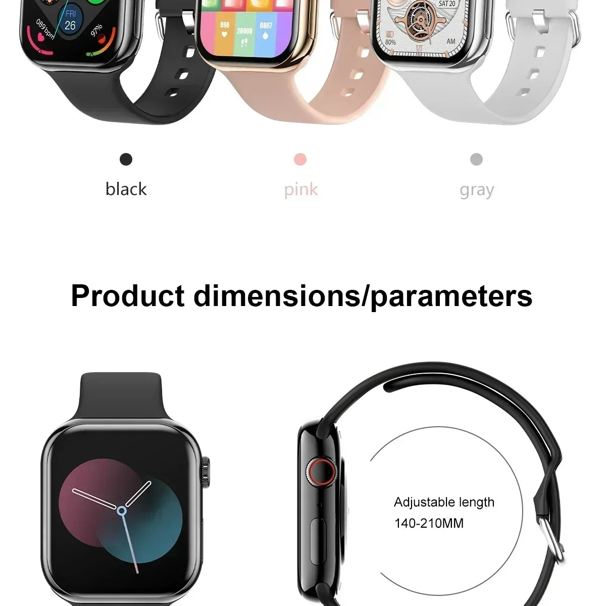 2025 New Original For Apple Watch Series 10 Women SmartWatch GPS Track Bluetooth Call NFC IP68 Waterproof Compass Men SmartWatch