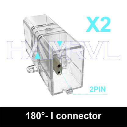 Hexagon Light Adjustable Suspension Rope and Splicing Connector All Copper 2Pin V/Y/L/T/I Cable LED Tube Lamp for Garage Ceiling