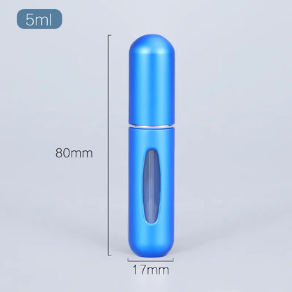 5/8ml Perfume Atomizer Portable Liquid Cosmetics Containers Traveling Mini Alcohol Perfume Refillable Bottles Empty Spray Bottle