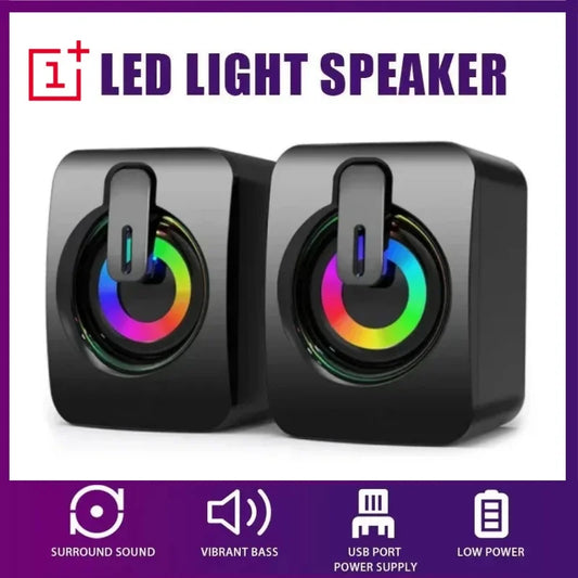 Oneplus Computer Speaker Stereo Sound With Microphone AUX Home Office Speaker for Macbook Desktop Notebook Computer Loudspeaker.