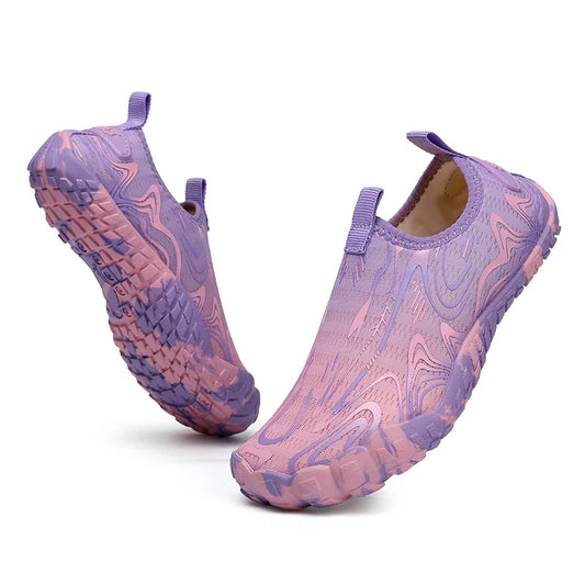 Kids Students Barefoot Quick-Drying Beach Swimming Aqua Shoes Boys Girls Fitness Running Shoes Summer Parent-child Water Shoes.