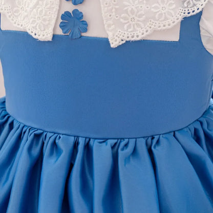 Mascha und Bär Lolita Mädchen Partykleid Barbie Pink Maid 1. Geburtstag Prinzessin Kleider für Kinder Spitze Weihnachtskostüme ASQ03.