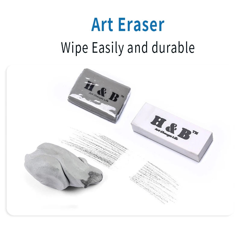 Professionelles Skizzenstift-Set, Zeichenset, Buntstift-Set zum Skizzieren, Briefpapier-Set.