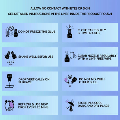 Yelix Eyelash Extension Glue 0.5-1 Sec Fast Dry Individual Lashes Glue Sensitive Eye Eyelash Glue Wholesale Customization.