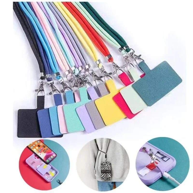 Universal Phone Lanyard Adjustable Detachable Neck Cord Lanyard Strap Phone Safety Tether For All Mobile Phones And Case Straps.