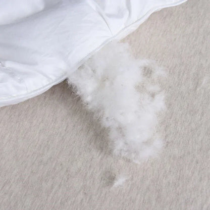 White Goose Down Comforter Warm Winter Thick 3D Bread Bed Blanket Luxury Pinch Pleated Filling for Quilts Single Double Duvet.