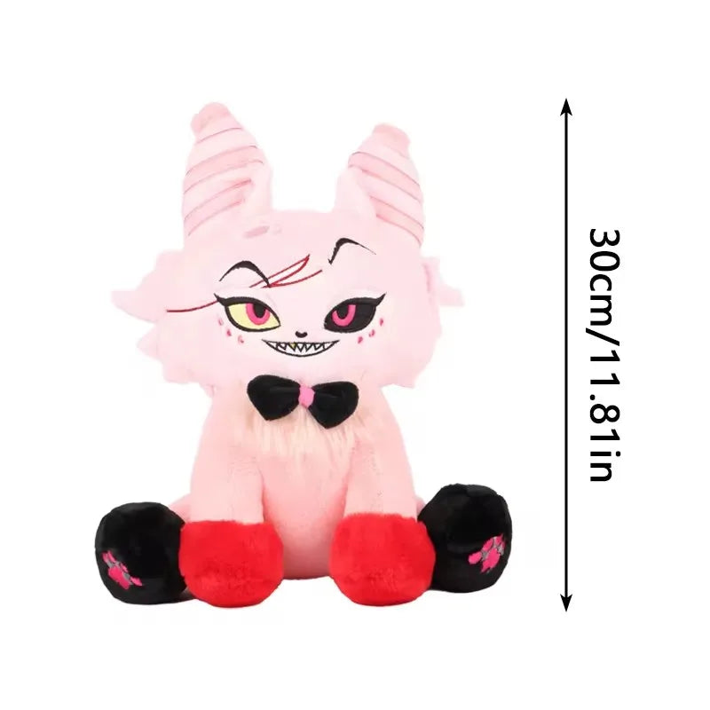 Hot Cat Plush Toy Funny Angel Dust Alastor TV Fans Collecting Gift Cute Cotton Stuffed Plush Doll Kids for Birthday Present.