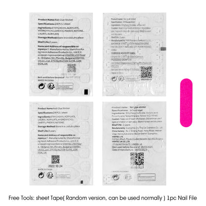 10pcs Handmade Almond False Nails Black White Alligator Print French Style Press On Nail Diamond Cross Design Wearable Fake Nail.