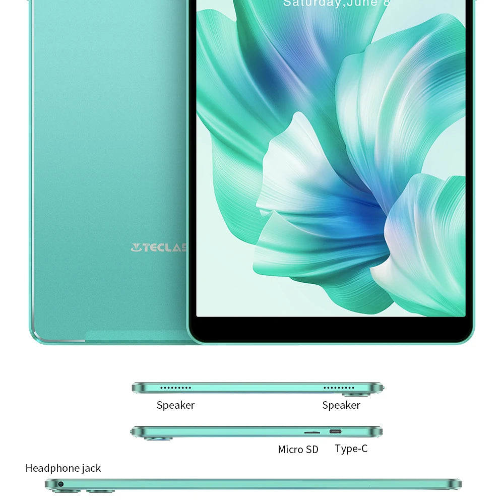 Teclast P85T 2024 Tablet Allwinner A523 8-core 1.8GHz/ 10GB(4GB+6GB) RAM/64GB ROM/8 Inch 800×1280iPS/WIFI5G/4G/5000mAh/Type-C/0