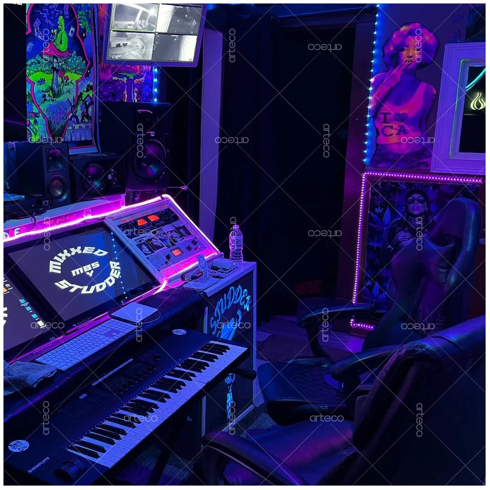 USB UV LED Strip Light Glow in Dark Led Blacklight 385-400nm Ultraviolet UV Lamp For Halloween Fluorescence Party Neon Posters.